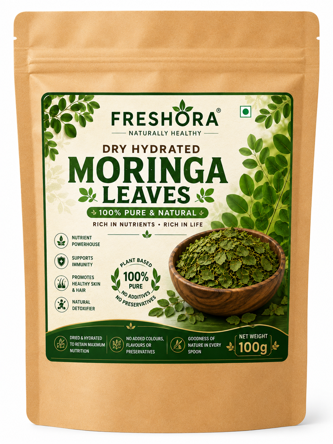 Dry Moringa Leaves